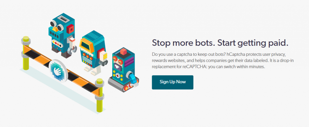 hCaptcha - Stop more bots and start getting paid